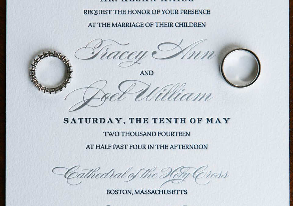 Boston Harbor Hotel Wedding Details: Tracey + Joel: Inspiration &