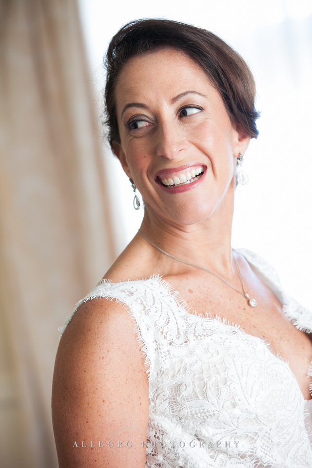 bride so happy -photo by Allegro Photography