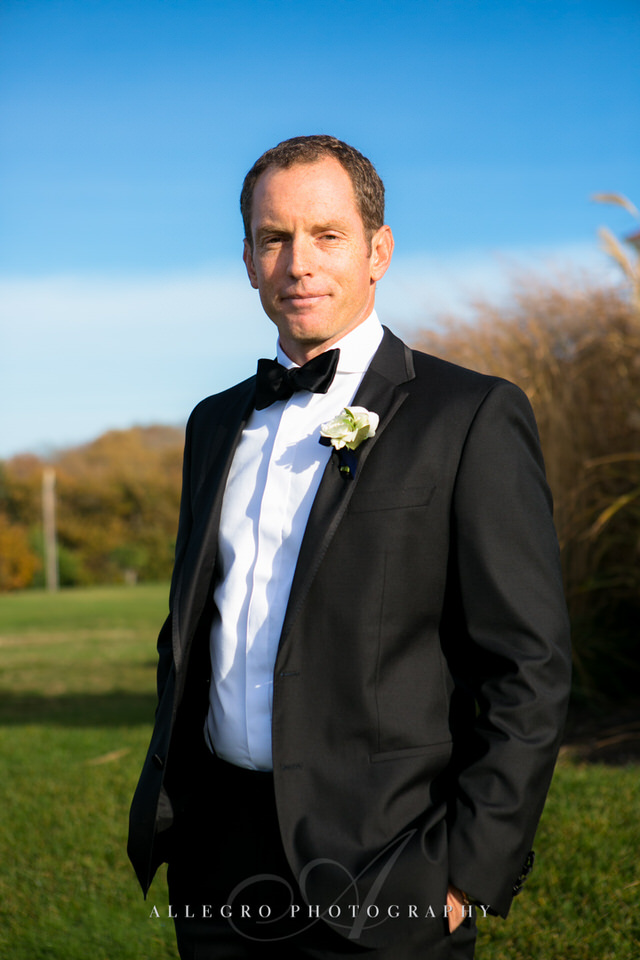 groom portrait at oceancliff -photo by Allegro Photography