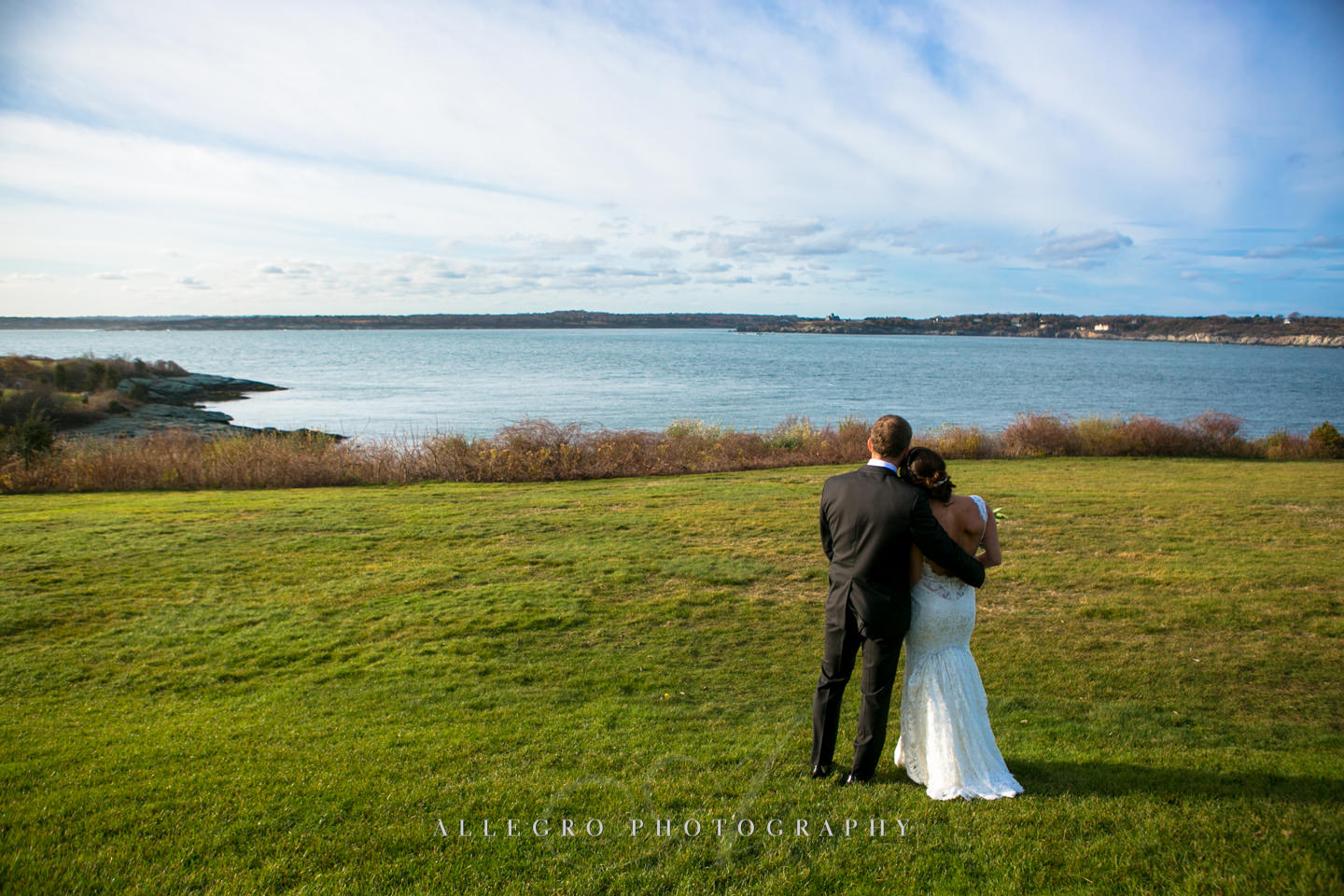 enjoying the ocean view at oceancliff newport experience -photo by Allegro Photography