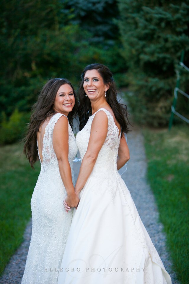 two brides married - love is love - photo by Allegro Photography