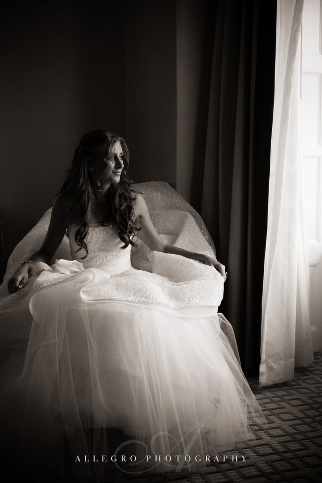 bridal portrait - photo by Allegro Photography