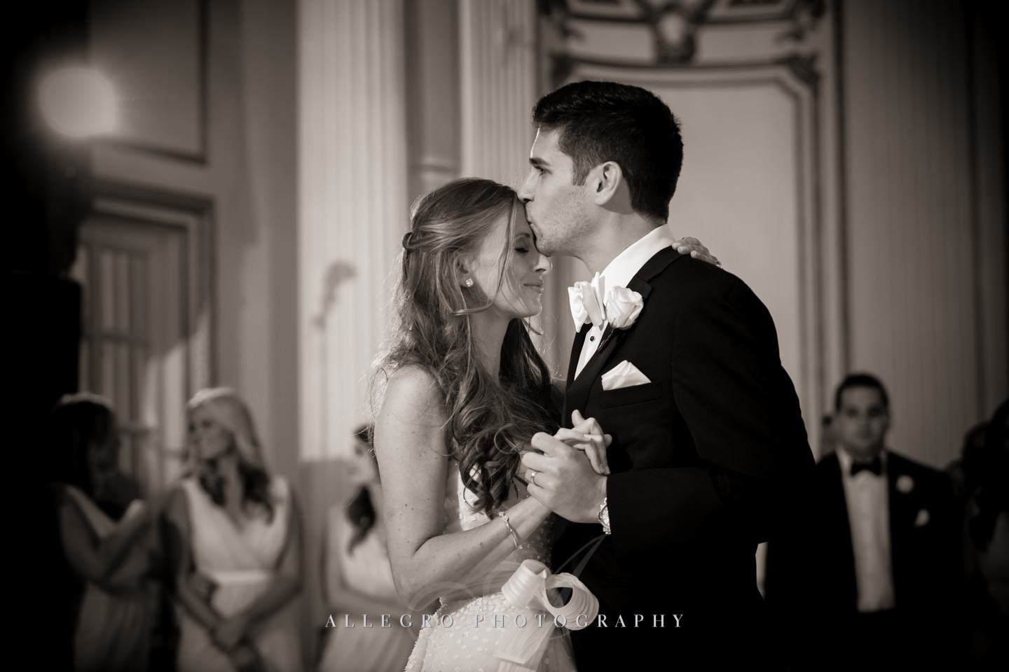 fairmont copley plaza first dance - photo by allegro photography