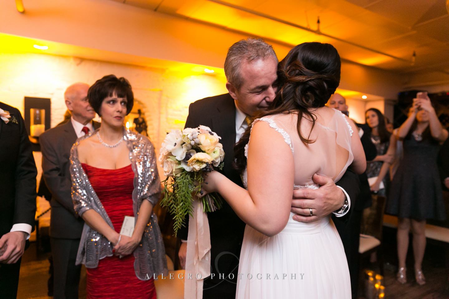 dad hug - photo by Allegro Photography