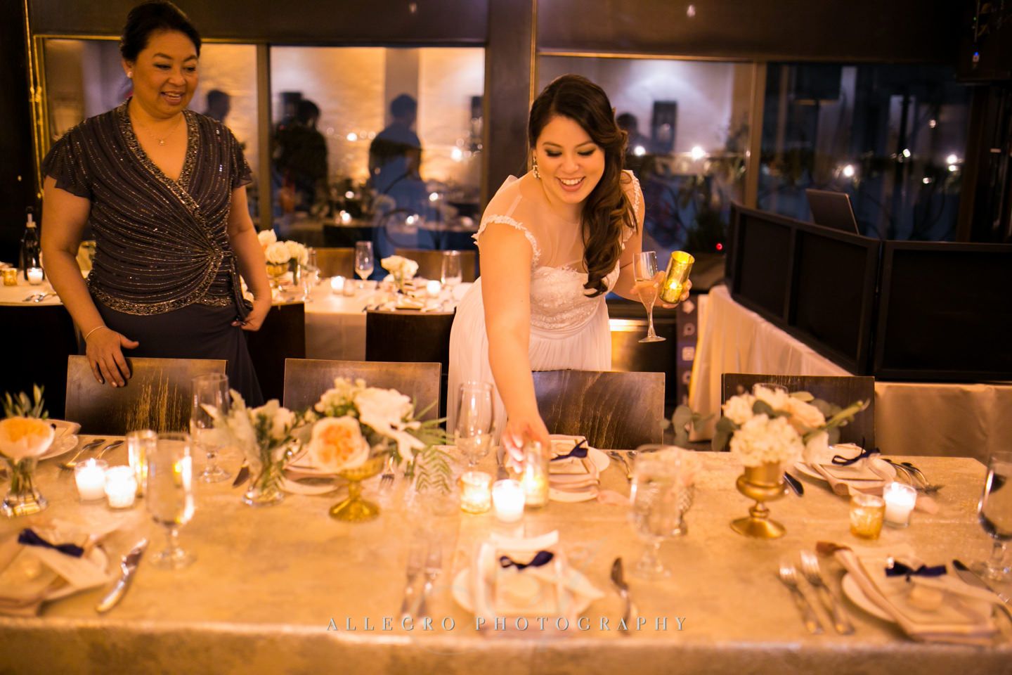 the planner at her own wedding - photo by Allegro Photography