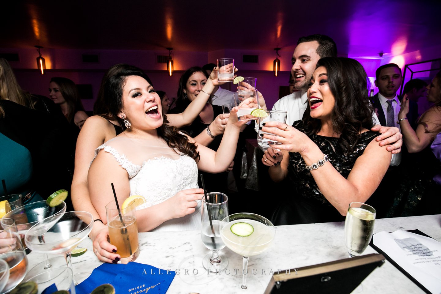 a toast - photo by Allegro Photography