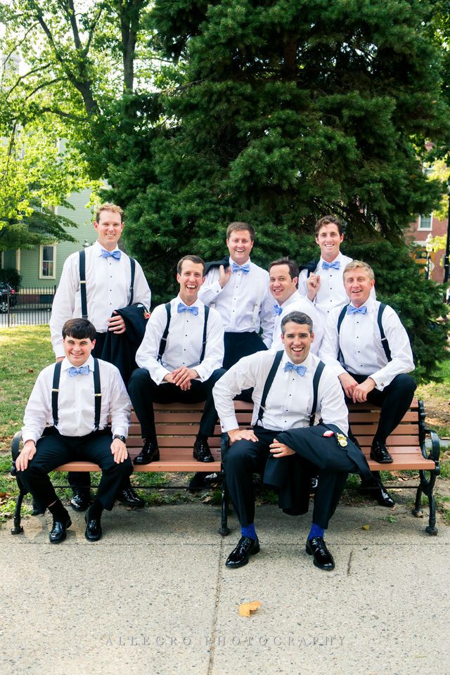 the groomsmen in Charlestown - photo by Allegro Photography