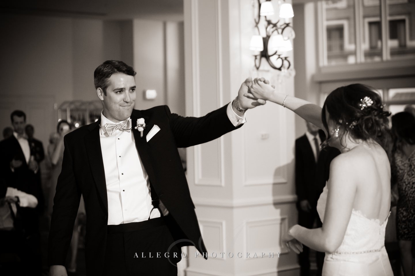 first dance photo by Allegro Photography