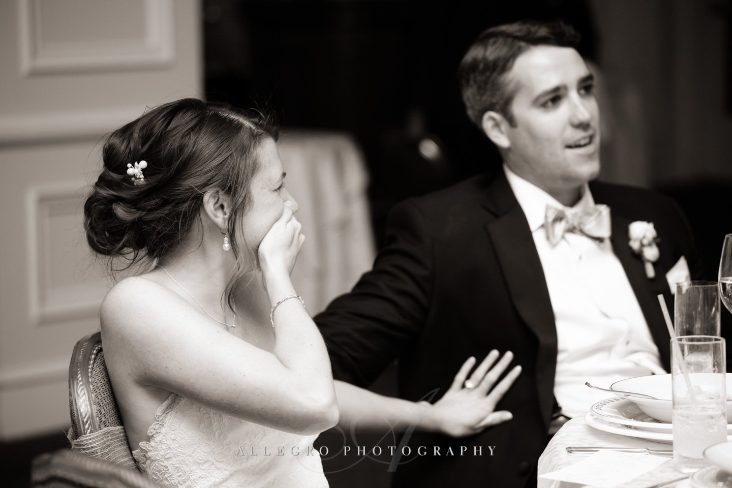 toast laughter photo by Allegro Photography