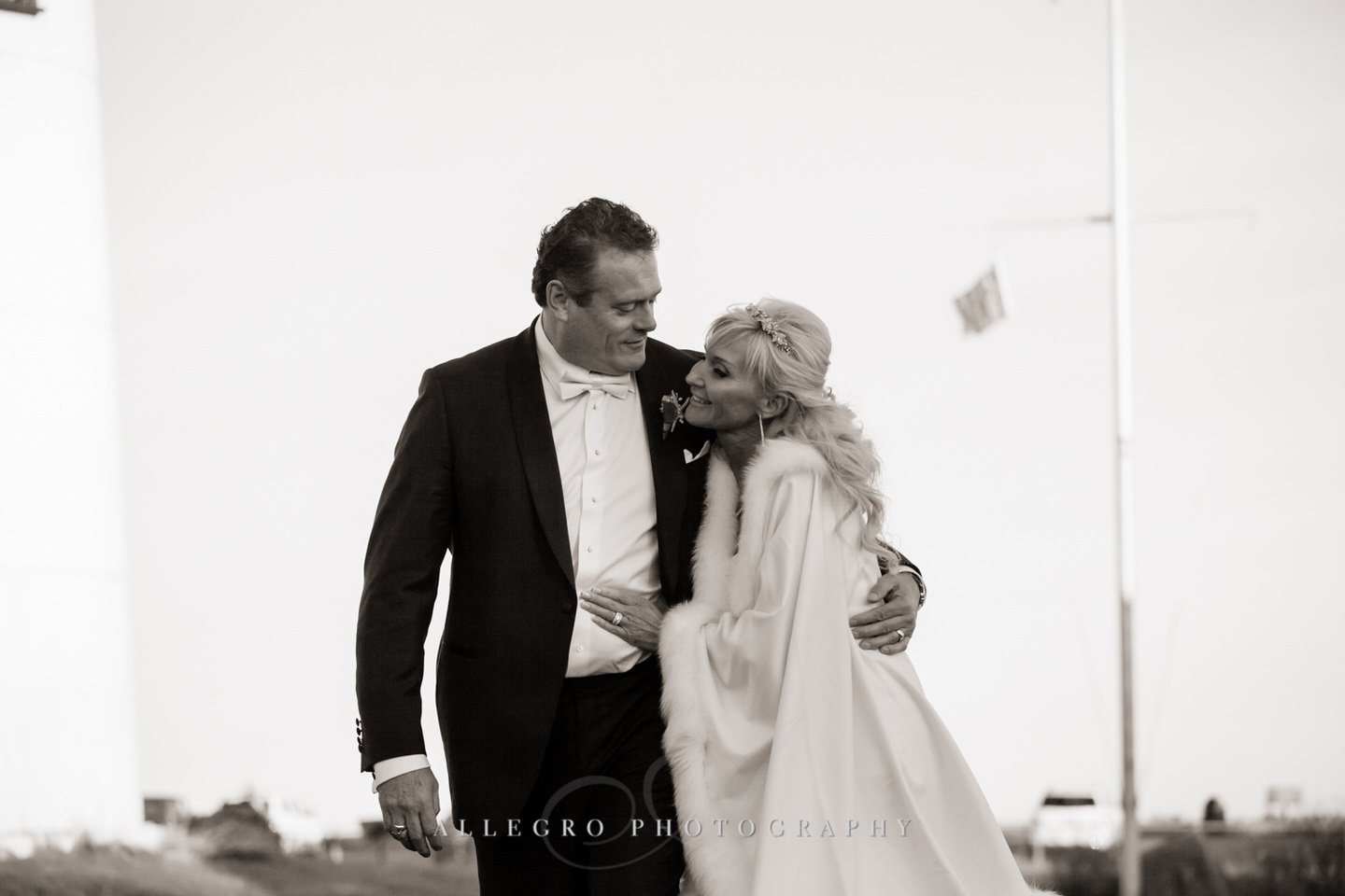 Wedding Photo by Allegro Photography at Chatham Light House
