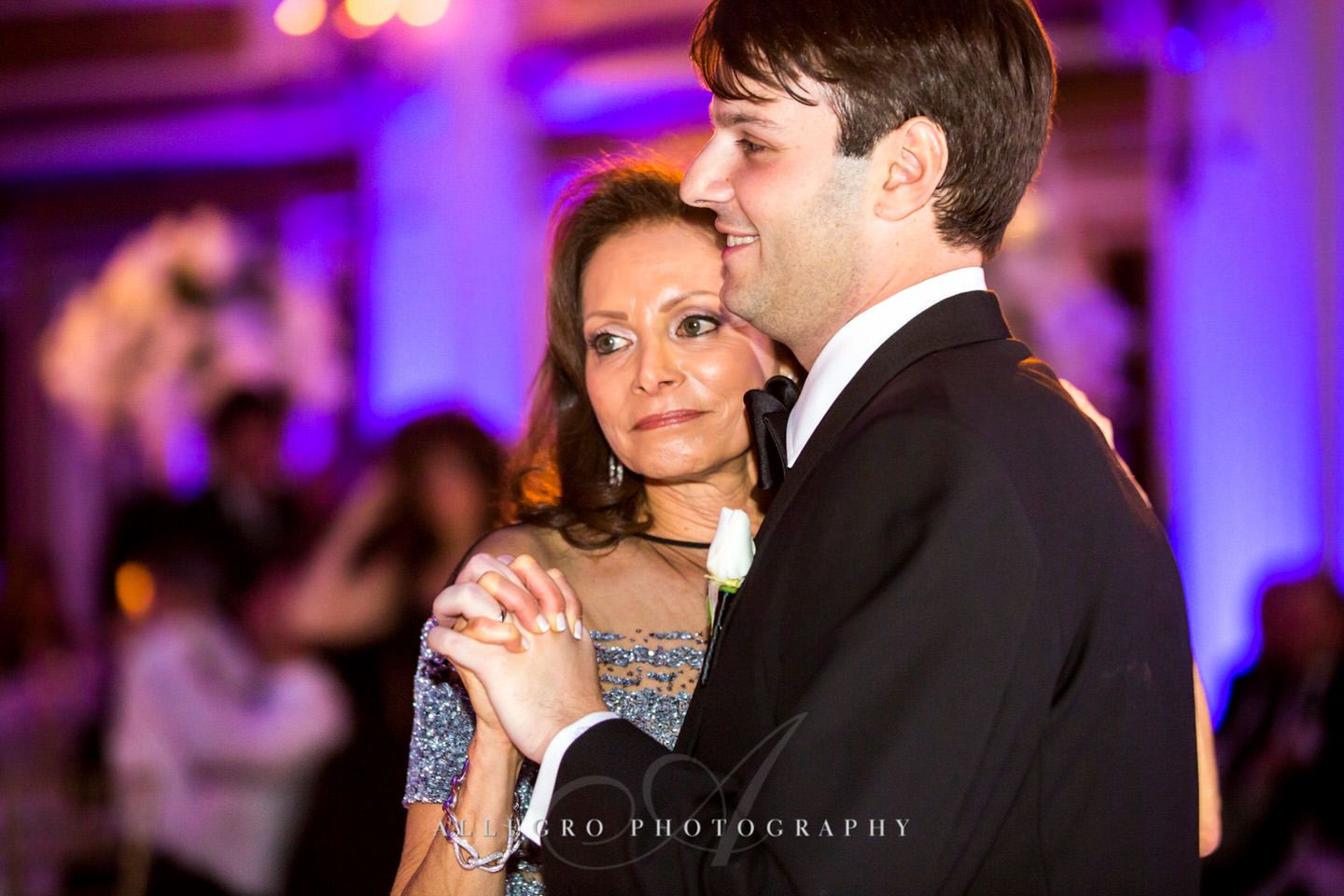 mother son dance - fairmont copley plaza wedding photo by Allegro Photography