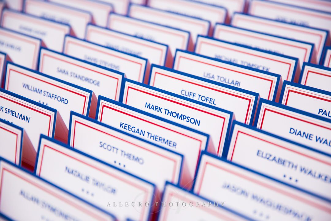 jfk library wedding - red white blue- nautical - photo by Allegro Photography