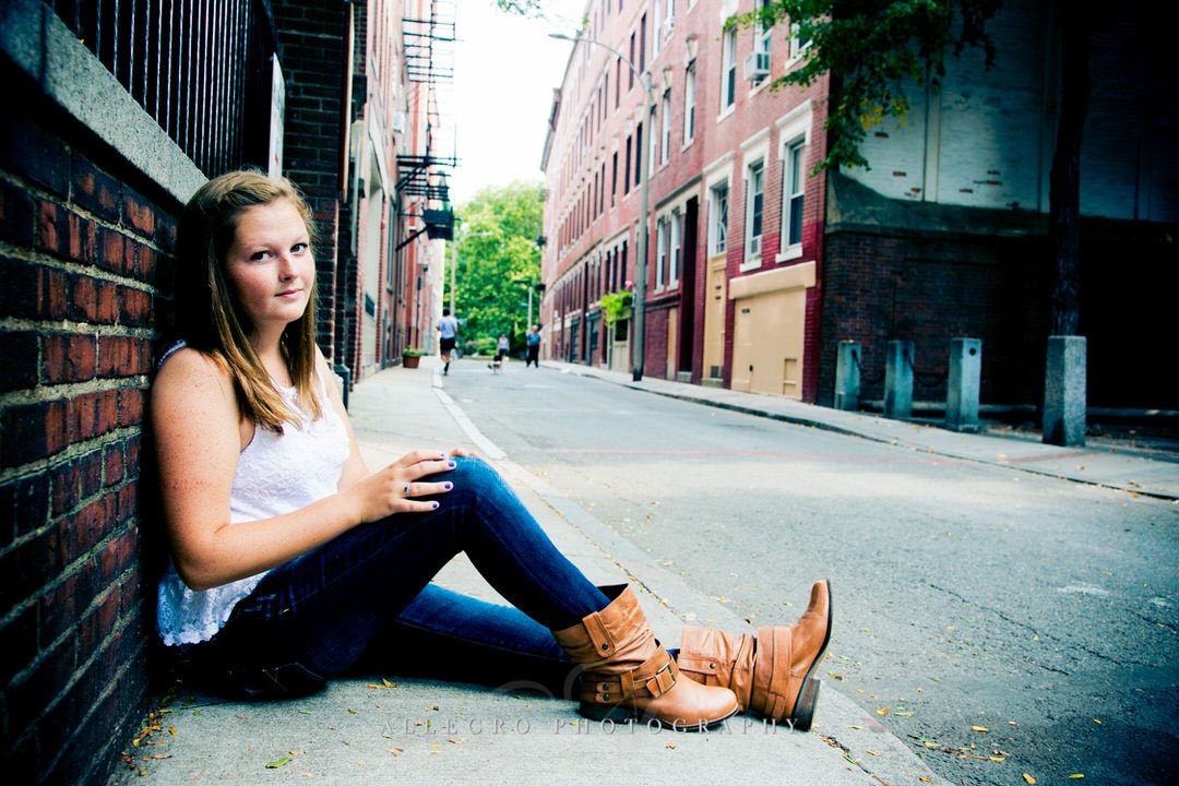 Wellesley Senior Photos Allegro Photography- north end class of 2018