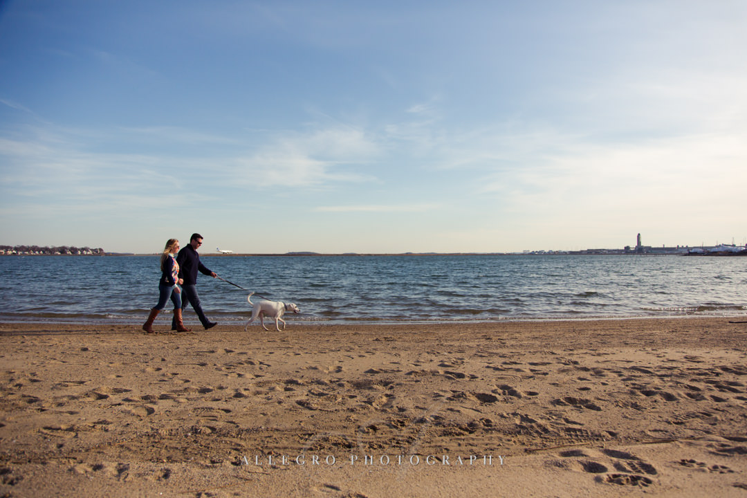 beach engagement photo boston - photo by allegro photography