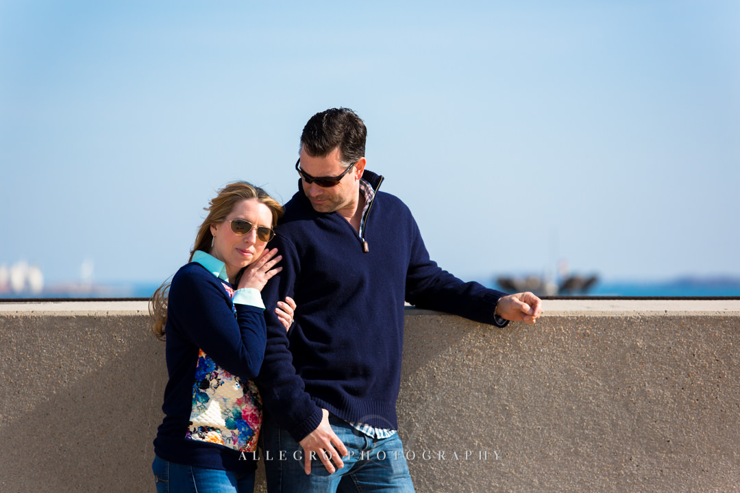 boston airport engagement photo - photo by allegro photography