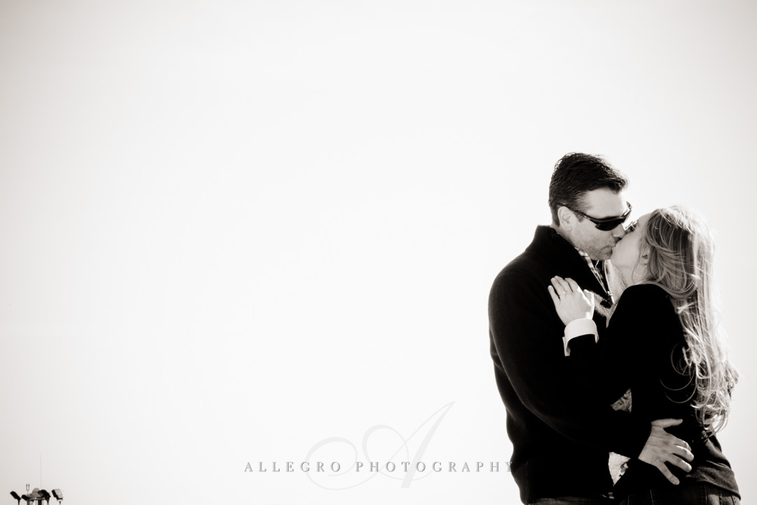 boston airport engagement session - photo by allegro photography