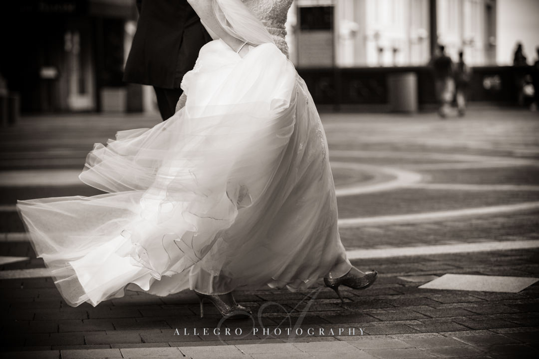 boston wedding dress - photo by allegro photography