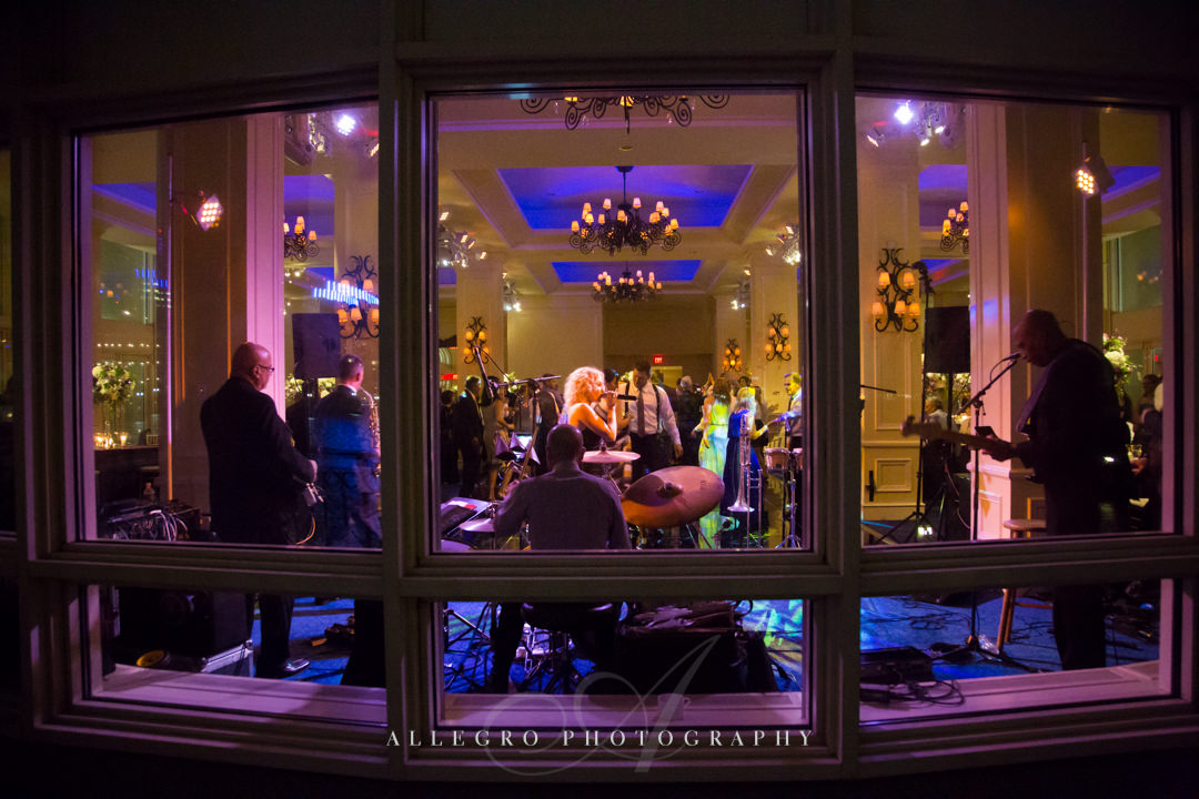 boston harbor hotel wedding view - photo by allegro photography