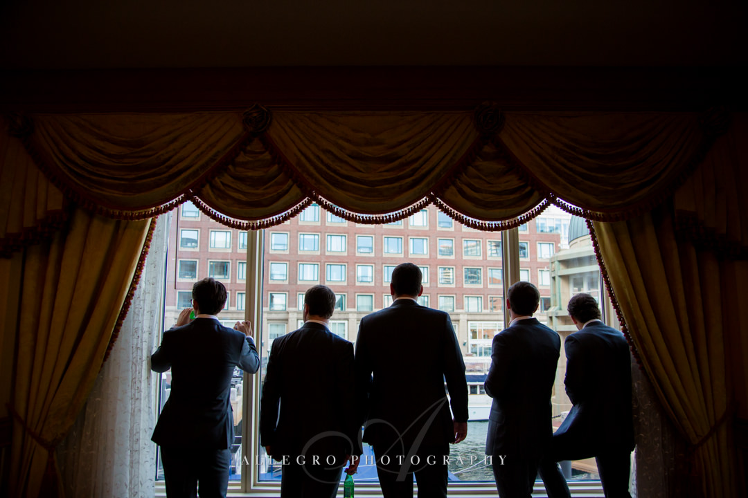 wedding views form the boston harbor hotel - photo by allegro photography