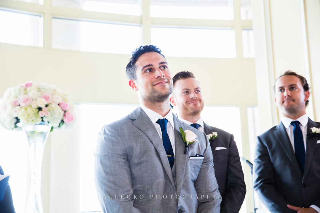 groom at the boston harbor hotel - photo by allegro photography