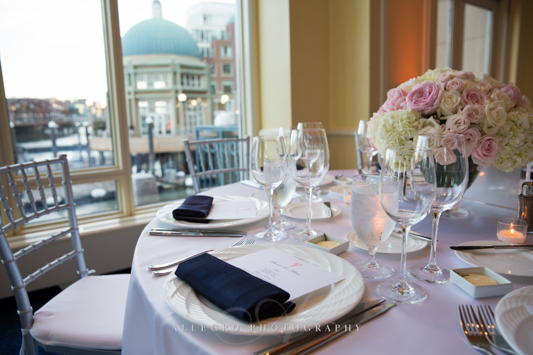 boston harbor hotel place setting - photo by allegro photography