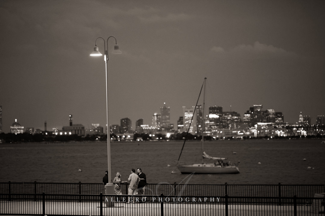 boston harbor skyline view - photo by allegro photography