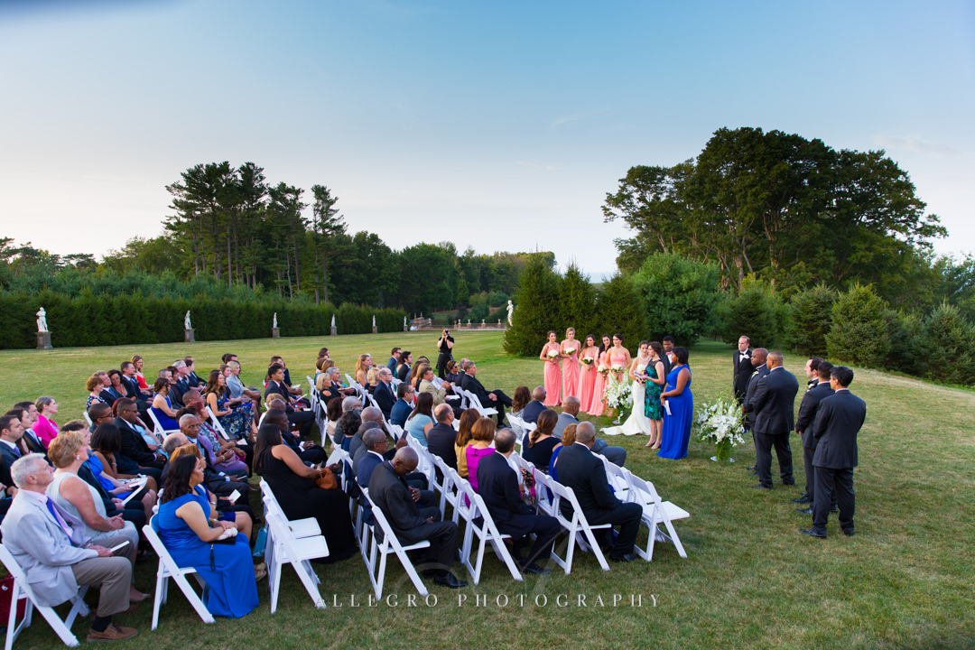 outdoor boston wedding - photo by allegro photography