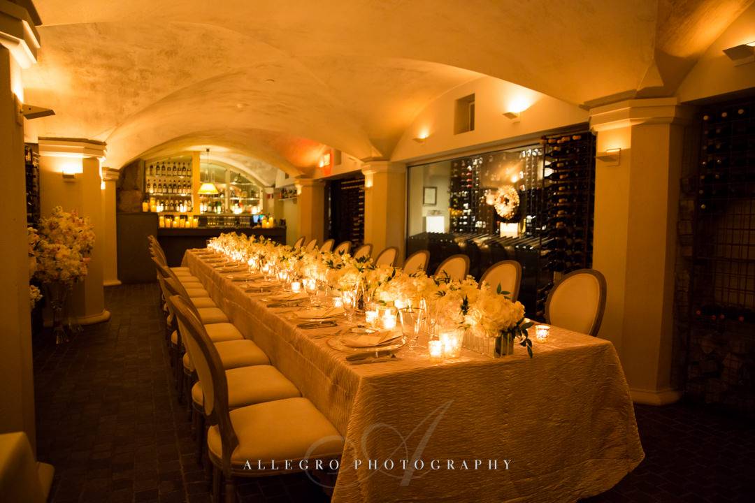 moo restaurant wedding decor - photo by allegro photography