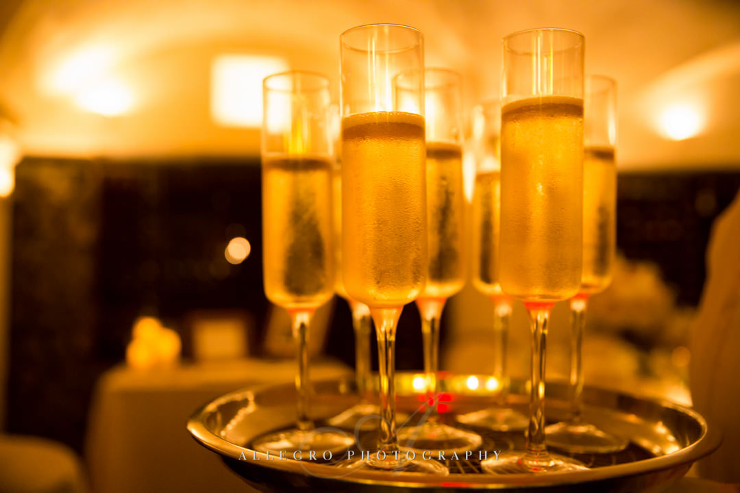 moo restaurant wedding champagne - photo by allegro photography