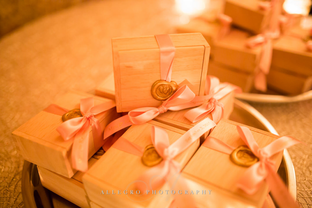 moo restaurant wedding gifts - photo by allegro photography