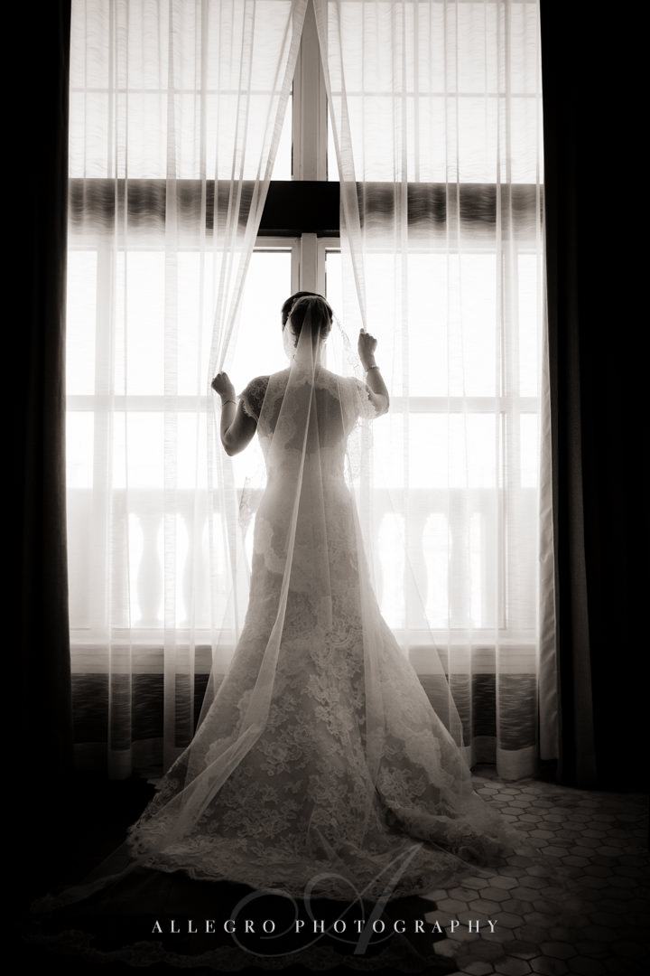 unique bridal portrait at the hotel commonwealth - photo by allegro photography