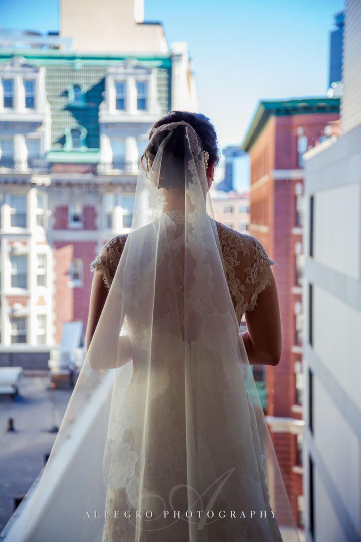 urban boston bridal portrait - photo by allegro photography