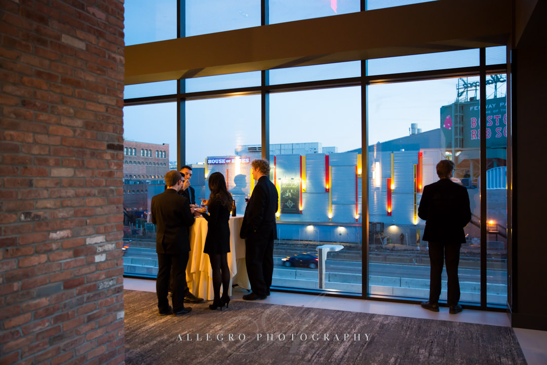 boston views at hotel commonwealth wedding - photo by allegro photography