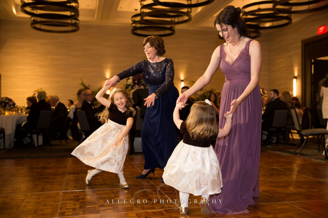 dancing at hotel commonwealth wedding - photo by allegro photography