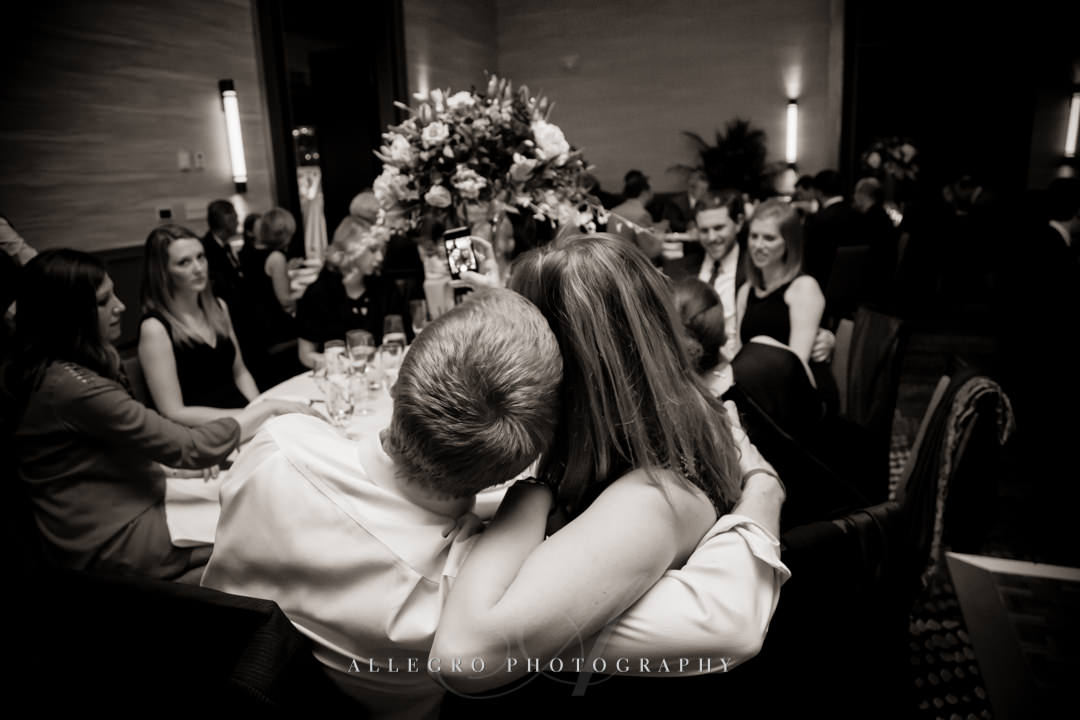 sweet moments at hotel commonwealth wedding - photo by allegro photography
