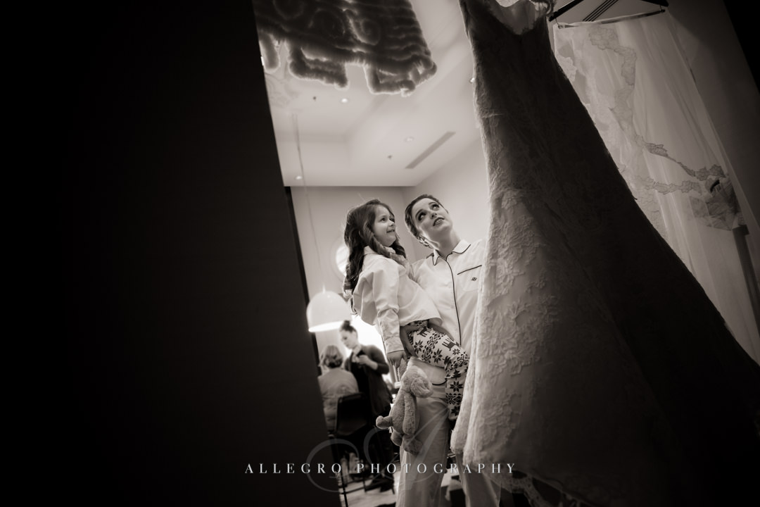 getting ready for a wedding at the hotel commonwealth - photo by allegro photography