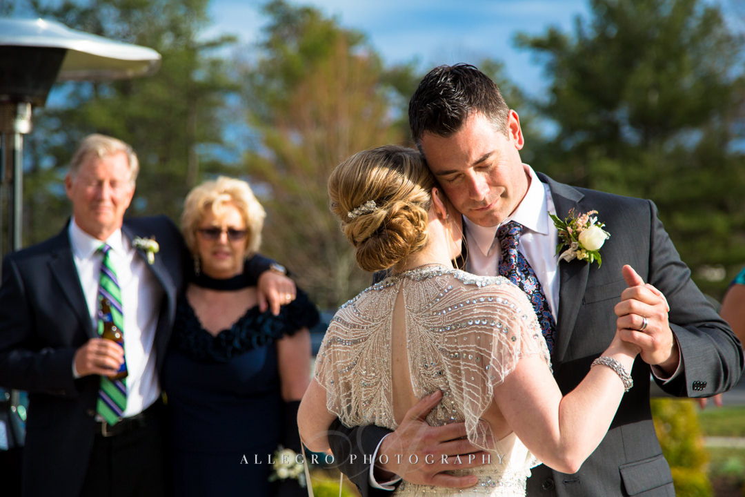 first dance at mirbeau inn & spa - photo by allegro photography
