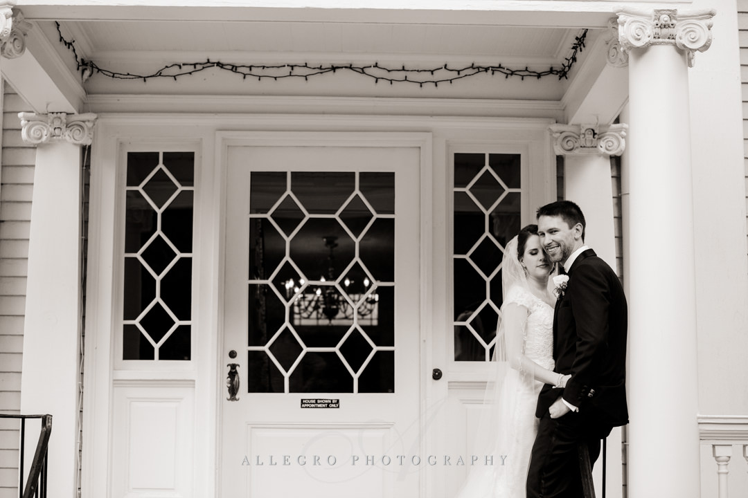 pierce house wedding portrait - photo by allegro photography