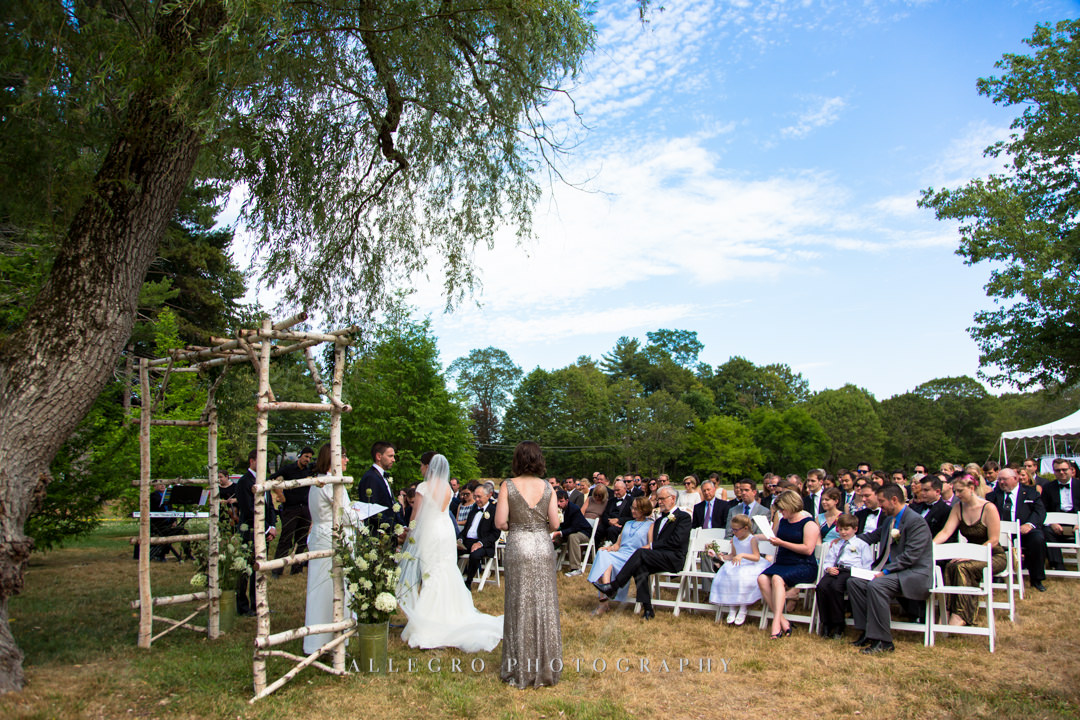 saying vows at the pierce house- photo by allegro photography