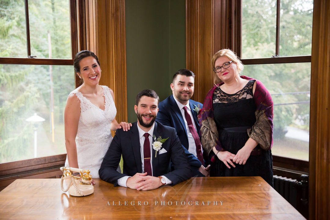 wedding portraits at the stevens estate - photo by allegro photography