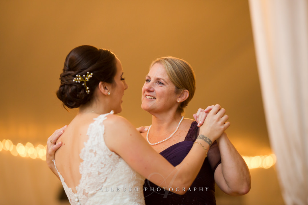 mother daughter dance at stevens estate - photo by allegro photography