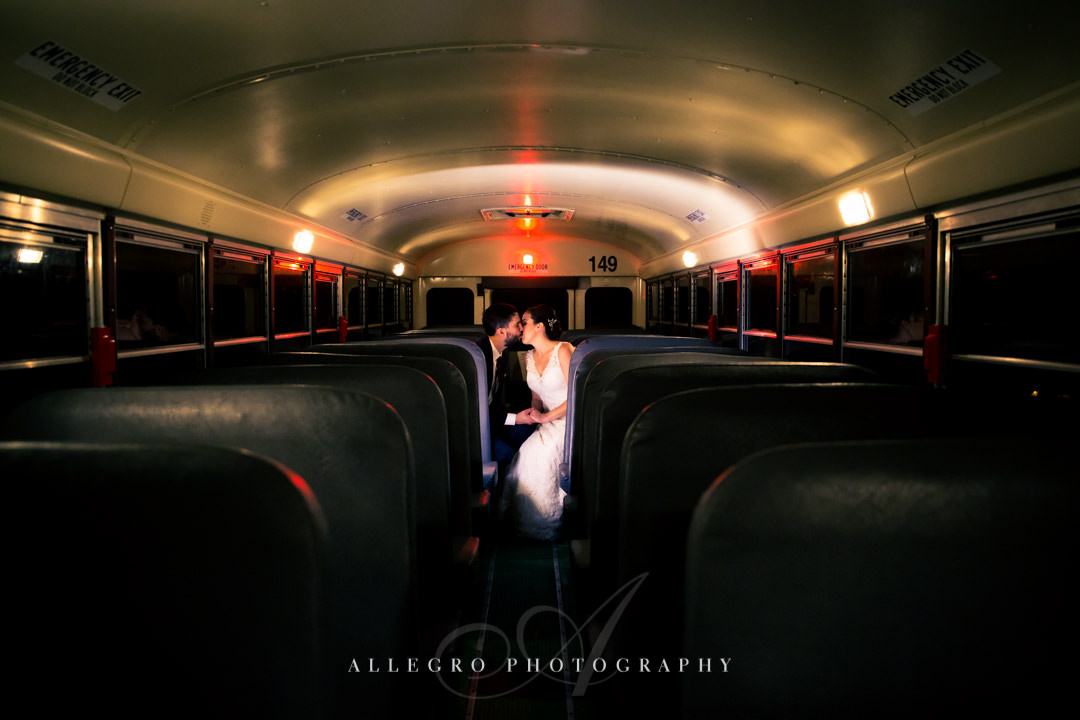 high school sweethearts wedding day kiss - photo by allegro photography