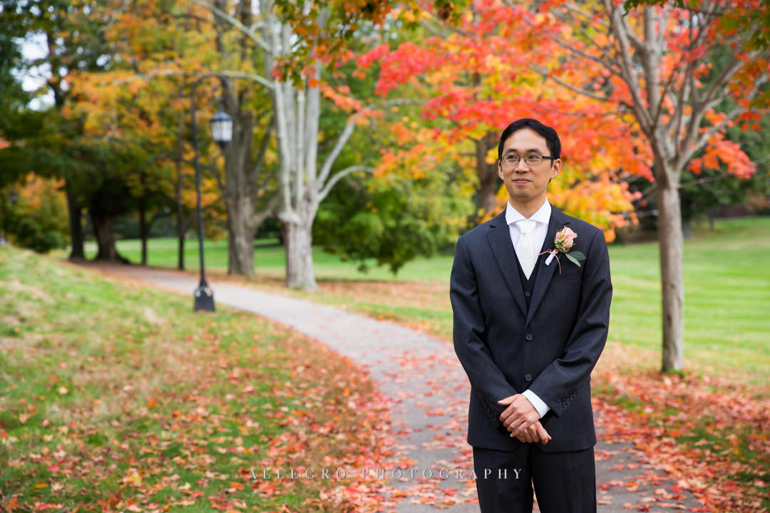 fall groom portrait boston - photo by allegro photography