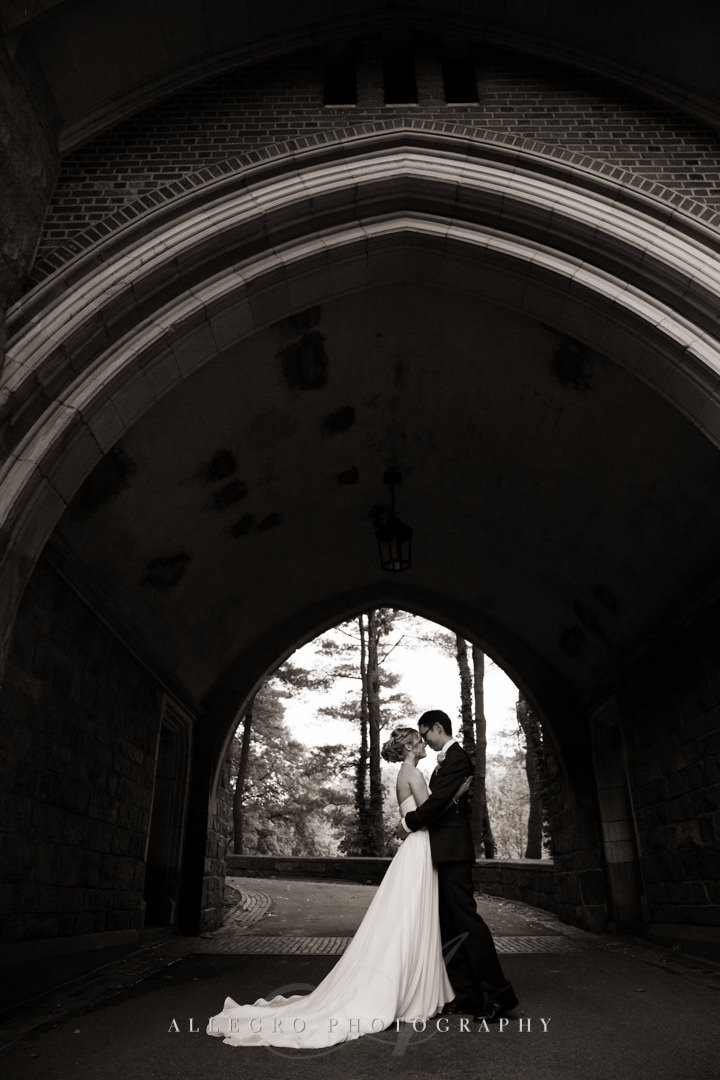 wellesley college wedding portrait - photo by allegro photography