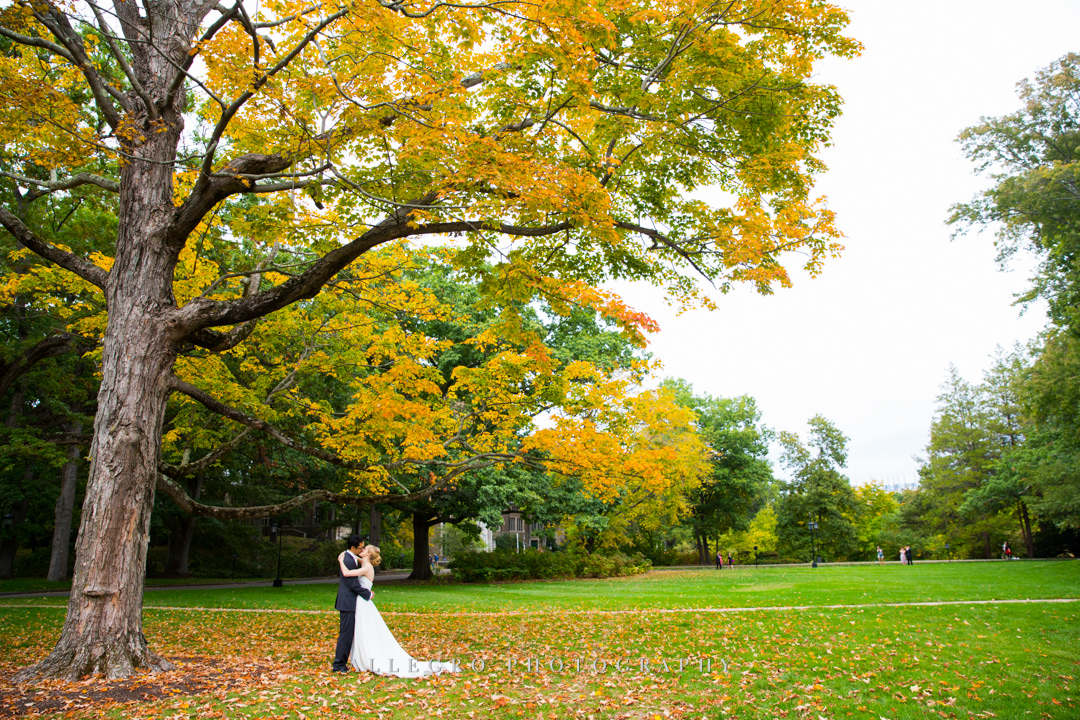 outdoor fall wedding photos - photo by allegro photography