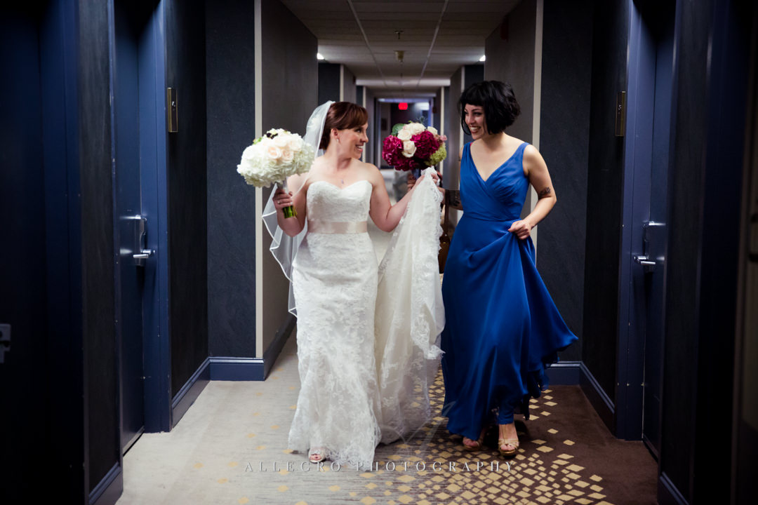 royal blue wedding - photo by allegro photography