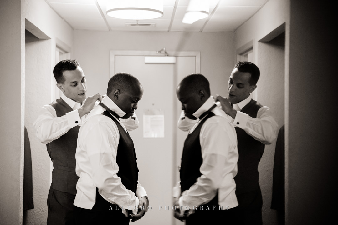groom getting ready - photo by allegro photography