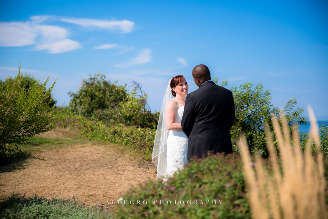 cape cod grooms first look - photo by allegro photography