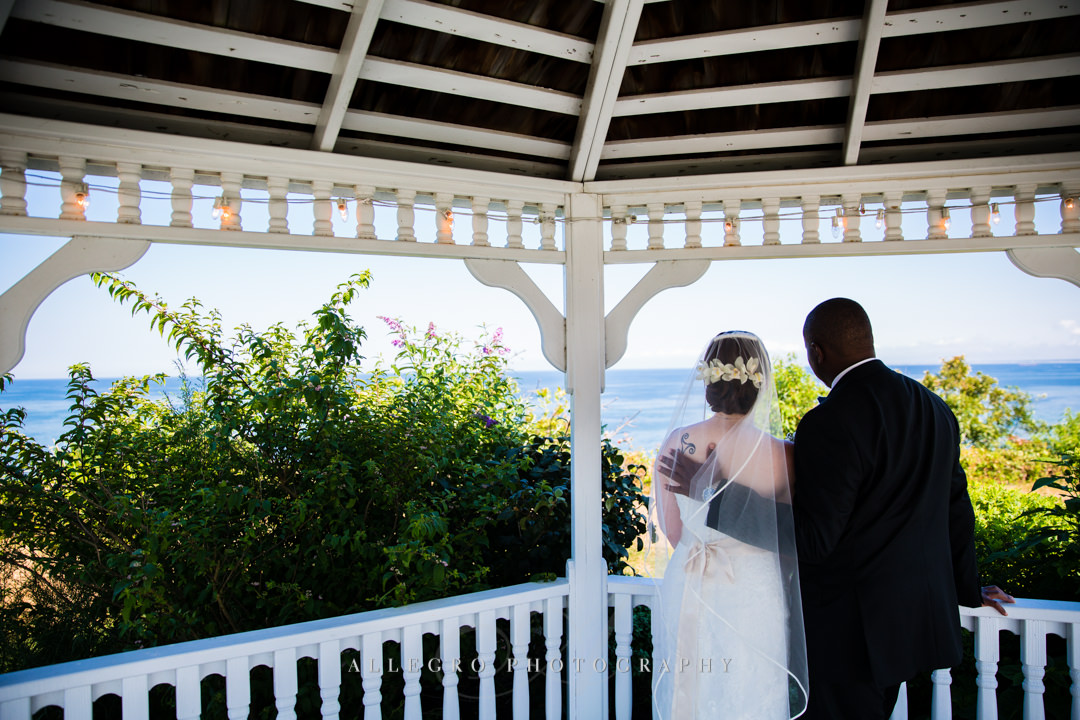cape cod bride and groom - photo by allegro photography