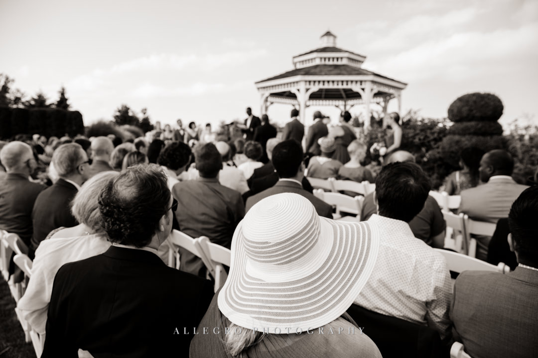 white cliffs country club wedding ceremony - photo by allegro photography
